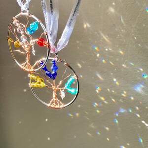 Family birthstone tree of life, Christmas ornament, birthstone gift, Mothers Day gift, gift for mom image 9