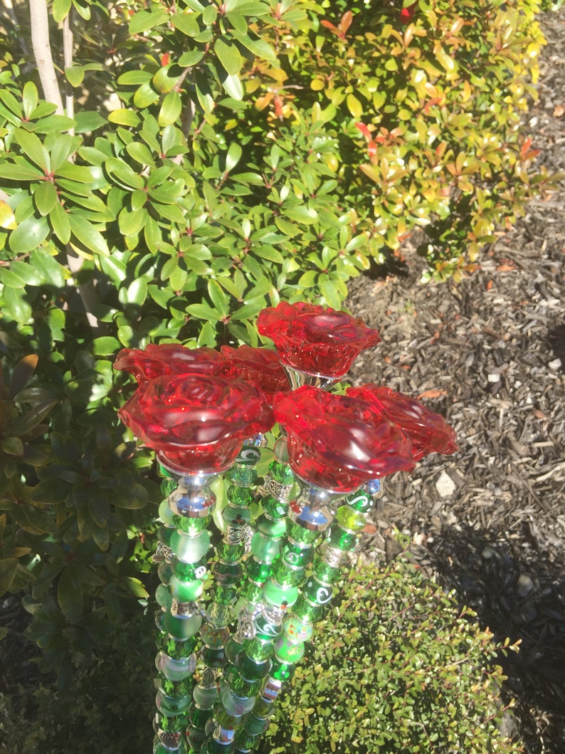 14 Rose Stakes for Garden Garden Decor Gift for Mom Etsy