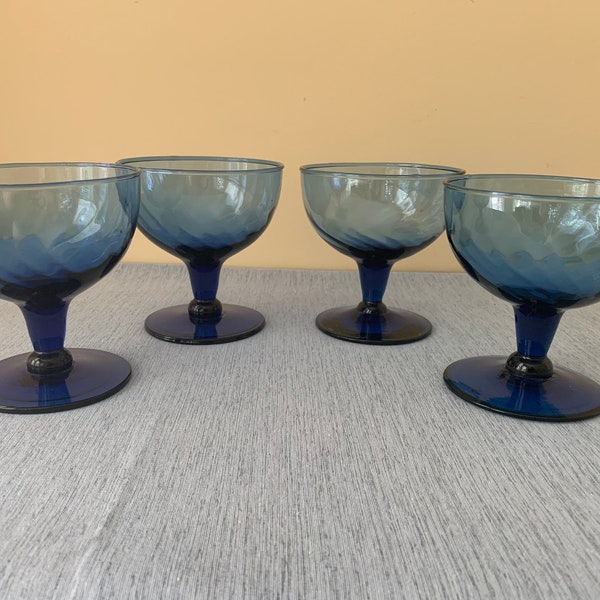 Blue Glassware Etsy