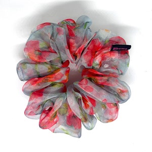 Organza Scrunchie floral