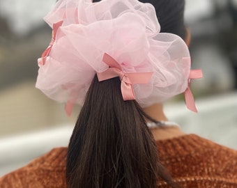 XL Organza Bows  scrunchies