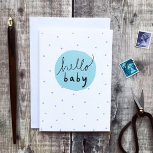 Bonjour bébé carte