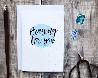 Praying for You Card - Etsy