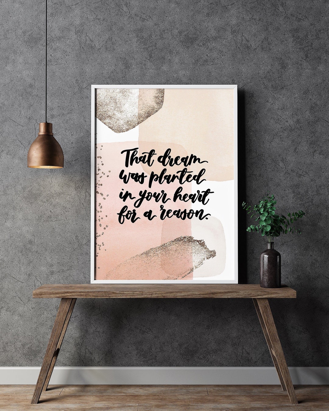 That Dream Was Planted in Your Heart for A Reason - Etsy