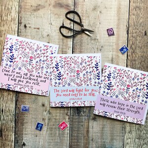 La collection de cartes chrétiennes réfléchies - Cartes chrétiennes - Cartes de versets bibliques - Jeu de cartes