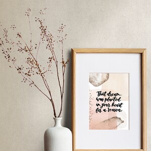 That Dream Was Planted in Your Heart for A Reason - Quotes - Quote Art ...