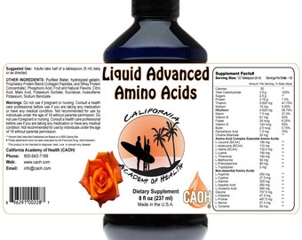 Liquid Advanced Amino Acids 8 oz