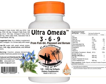 Ultra Omega 3 6 9 - 120 Softgels