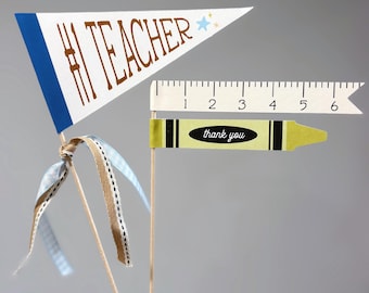 Teacher Thank You Mini Pennant Pack