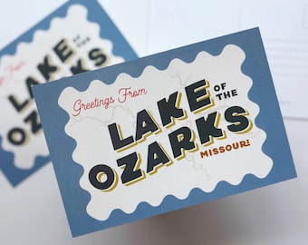 Lake of the Ozarks Postcard, Set of 10 Postcards