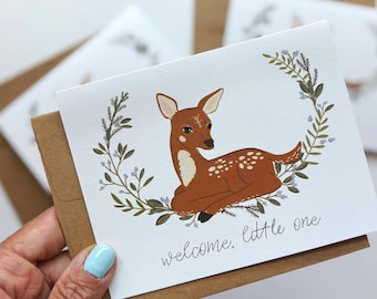 Little One Deer Greeting Card