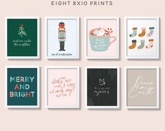 Bundel kerstafdrukken downloaden