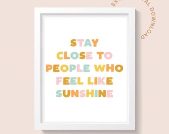 Feel Like Sunshine print *download*