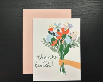 Thanks a Bunch Greeting Card