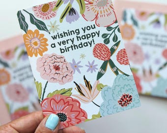 Happy Birthday Greeting Card
