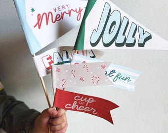 Kerstwimpels en vlaggen