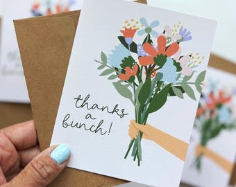 Thanks a Bunch Greeting Card