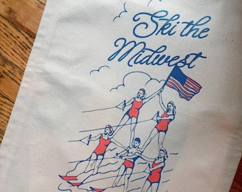 Ski the Midwest Canvas Banner