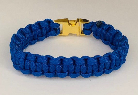Paracord Bracelet, Blue Bracelet, Men's Bracelet, Survival