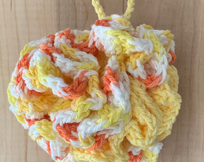 Crochet Cotton Bath & Shower Pouf