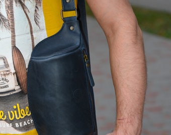 Personalized Leather Banana, Banana, Women's Banana, Men's Banana, Leather Banana, Waist Bag