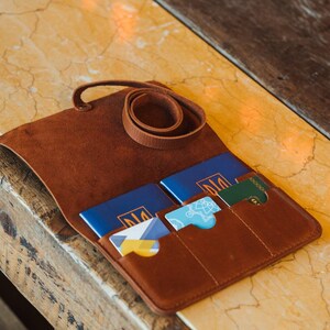Portadocumentos, Portadocumentos personalizado, Portadocumentos de piel, Estuche para documentos, Estuche para documentos grande, Portadocumentos, Hecho a mano, Regalo