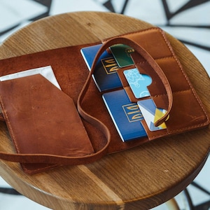 Document holder, Personalized document holder, Leather document holder, Document case, Large document case, Handmade, Gift, Dockholder