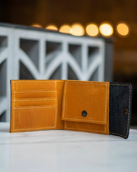 Personalisierte Leder Geldbörse, Herren Geldbörse, personalisierte