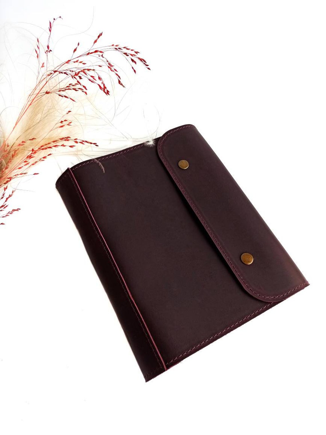 Notepadleather Notepadnotepad With a Ring Mechanisma5 Etsy