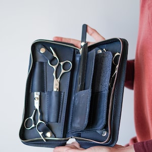 Organizer für Friseur, Organizer für Scheren und Kämme, Friseur-Organizer, Scheren-Etui, Scheren-Etui, Gif