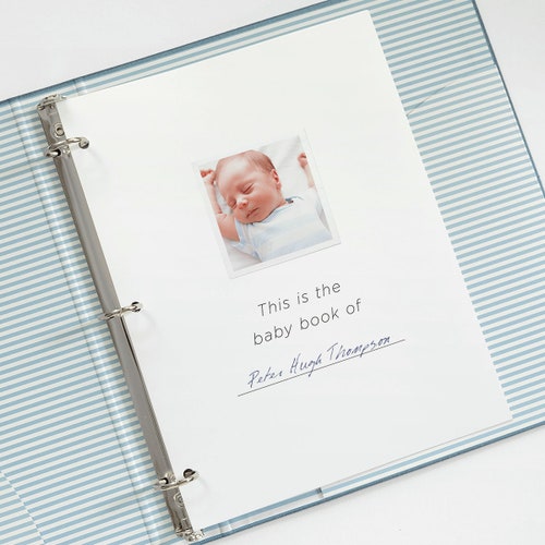 Printable Baby Book Pages / Keepsake Journal for Babys First Etsy