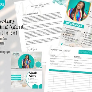 Notariusz Biznesowy Pakiet - Notariusz Wizytówka Podpisywanie Agent Branding Notariusz Podpisywanie Ulotki Agent Podpisywanie Pożyczek Notariusz Ulotka Canva
