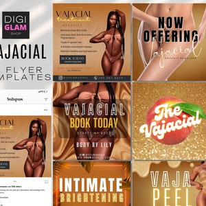 Vajacial Service Flyers Vajacial Branding Vajacial Training Post Vajacial Templates Intimate Bleaching Flyer Appointment Now, Canva