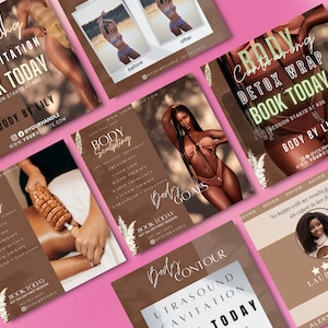 Body Contouring Flyer Body Contour Template Beauty Social Media Template Post Op IG Post Body Contouring Training Flyers Mesotherapy Post