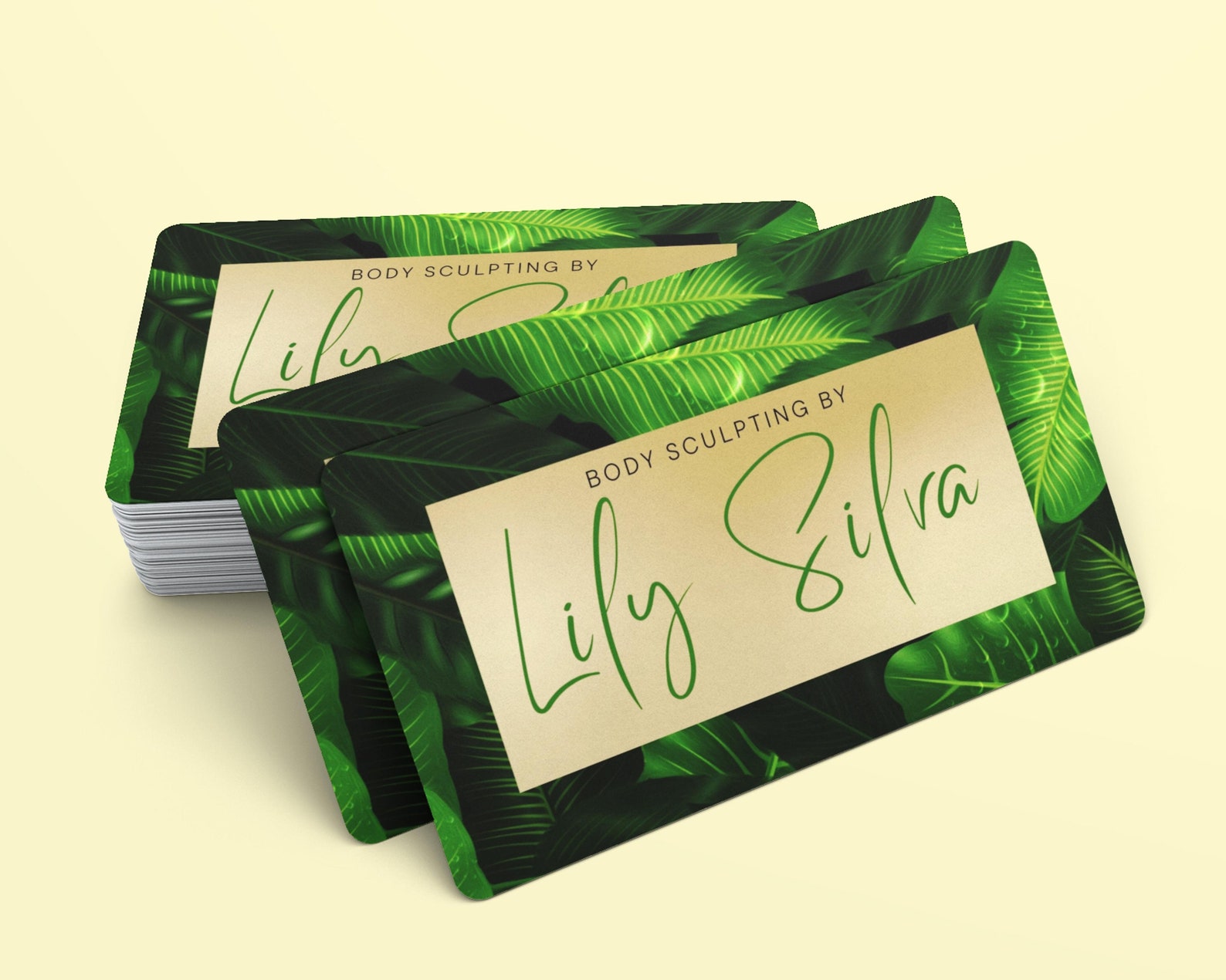 Body Contouring Business Card Body Sculpting Branding Body Etsy