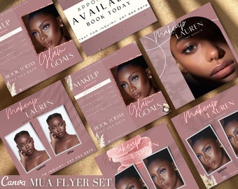 Makeup flyer template IG Pricelist  Makeup Pricelist makeup flyer makeup artist DIY Makeup Artist Service Template MUA Flyer  Canva