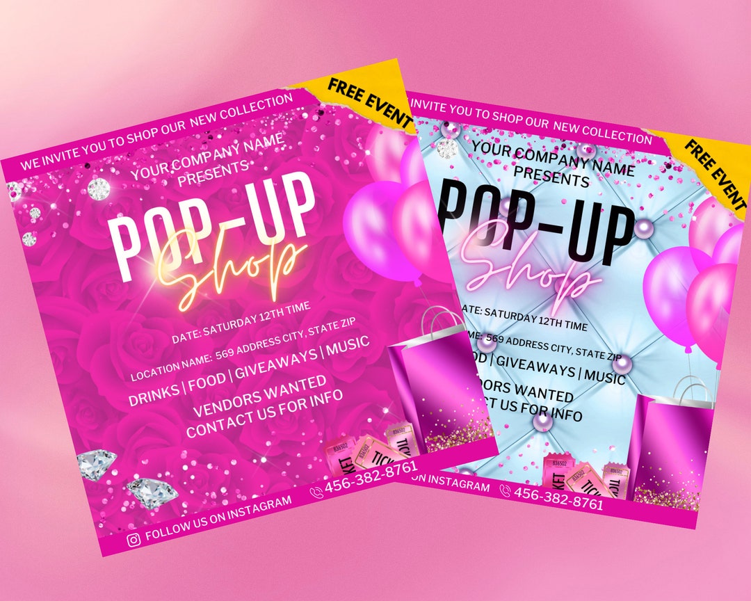 pop-up-shop-flyer-vendors-wanted-flyer-popup-event-template-pop-up-shop-invitation-post-popup-event-social-media-template-boutique-flyer-etsy
