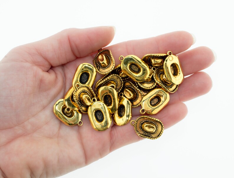 The more you buy Tridimensional charms Choose 25 the more you save Golden Cowboycowgirl Hat Charms 50 or 100 Pieces