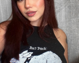Koszulka bez rękawów Rat Pack Punk – styl alternatywny w stylu grunge