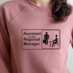 Assistant to the Regional Manager sweater,soft,the office sweatshirt,sponge fleece sweater,Regional Manager,office themed,office,apparel