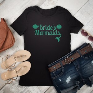 Mermaid Themed Bachelorette,mermaid,black,bachelorette Party,matching ...