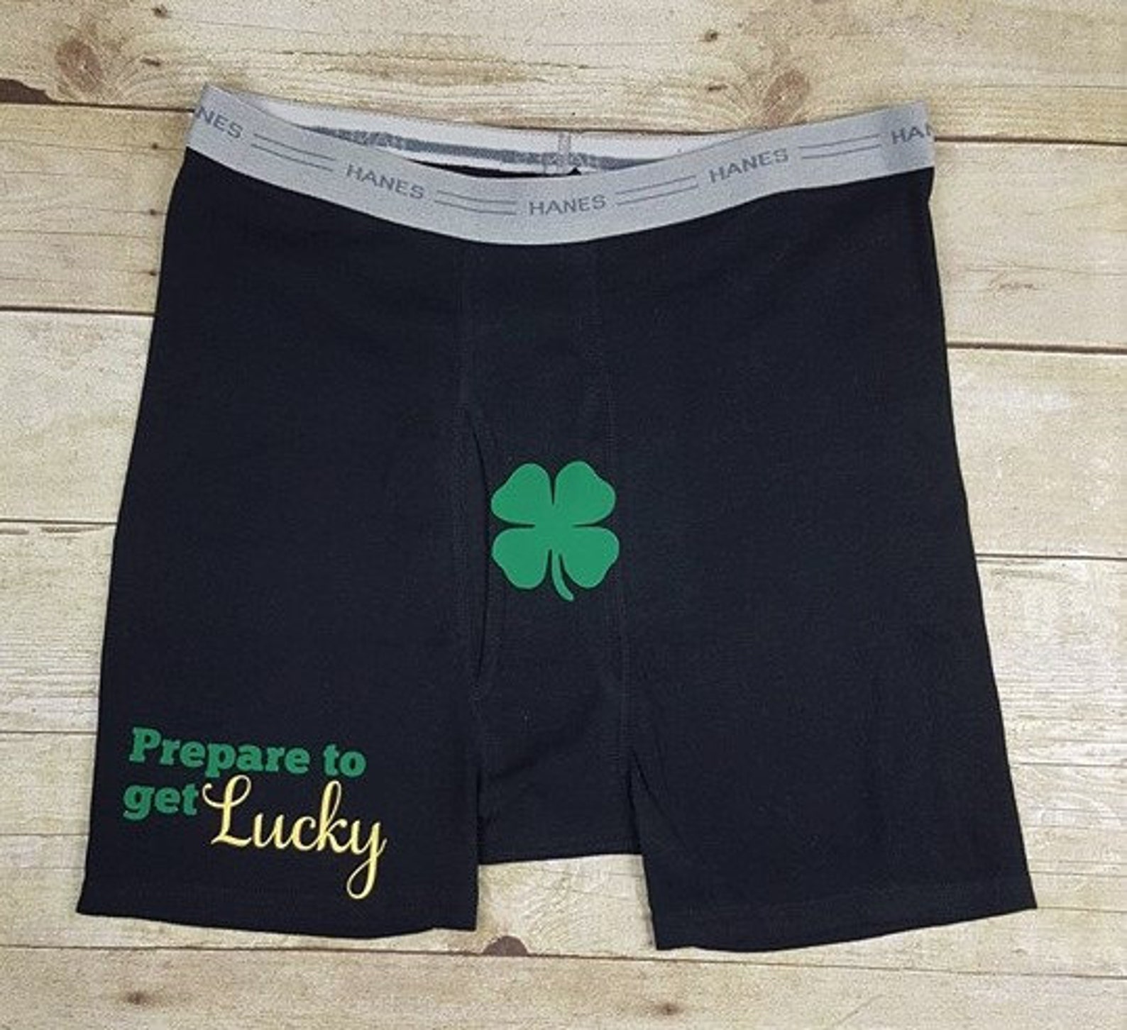 St. Patrick's Day Boxers,boxer Brief,for Him,lucky,underwear,crotch ...
