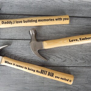 Father's day gift,Birthday day gift for dad,Personalized hammer,gift for dad,new dad gift,best dad gift,custom hammer,father's day tools