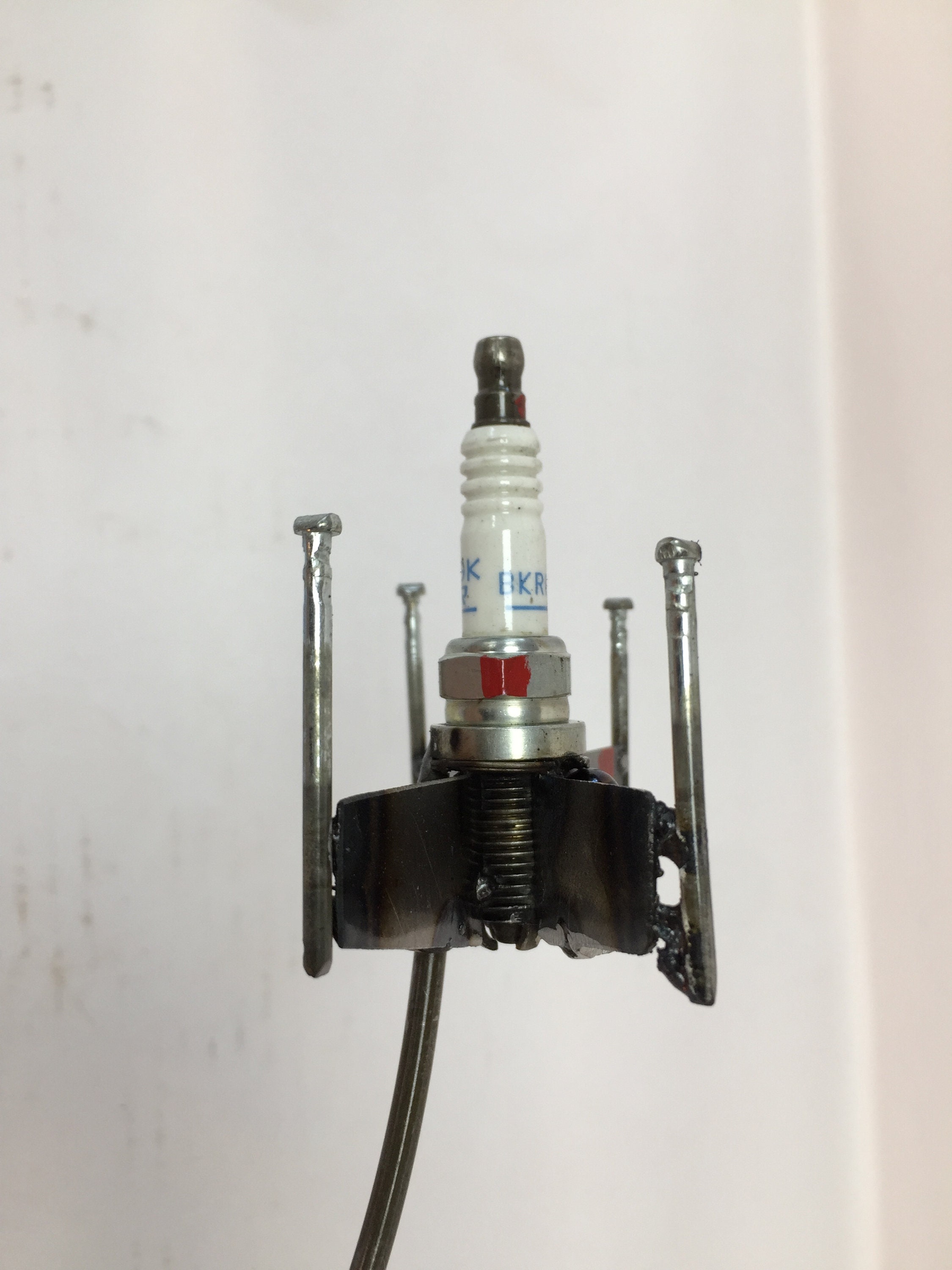 Spark Plug X Wing, Star Wars Scrap Metal Sculpture, Luke Spark Plug X Wing, Star Wars Scrap Metal Sculpture, Luke