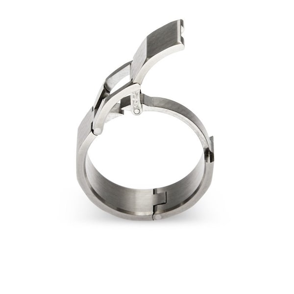 Mens Hinged Wedding Ring Etsy