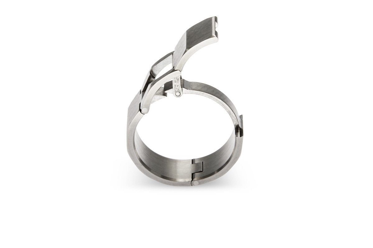 Jeff Mcwhinney Designs Ring Clip Key Ring Titanium