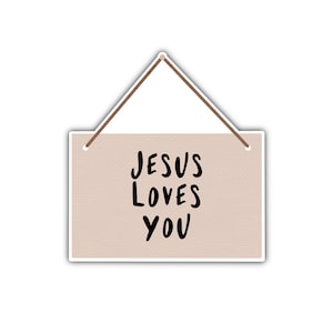 Jesus Loves You Sticker, Christian Stickers, Laptop Stickers, Stickers For Water Bottle, Bible Verse Sticker, Waterproof Sticker, Stickers