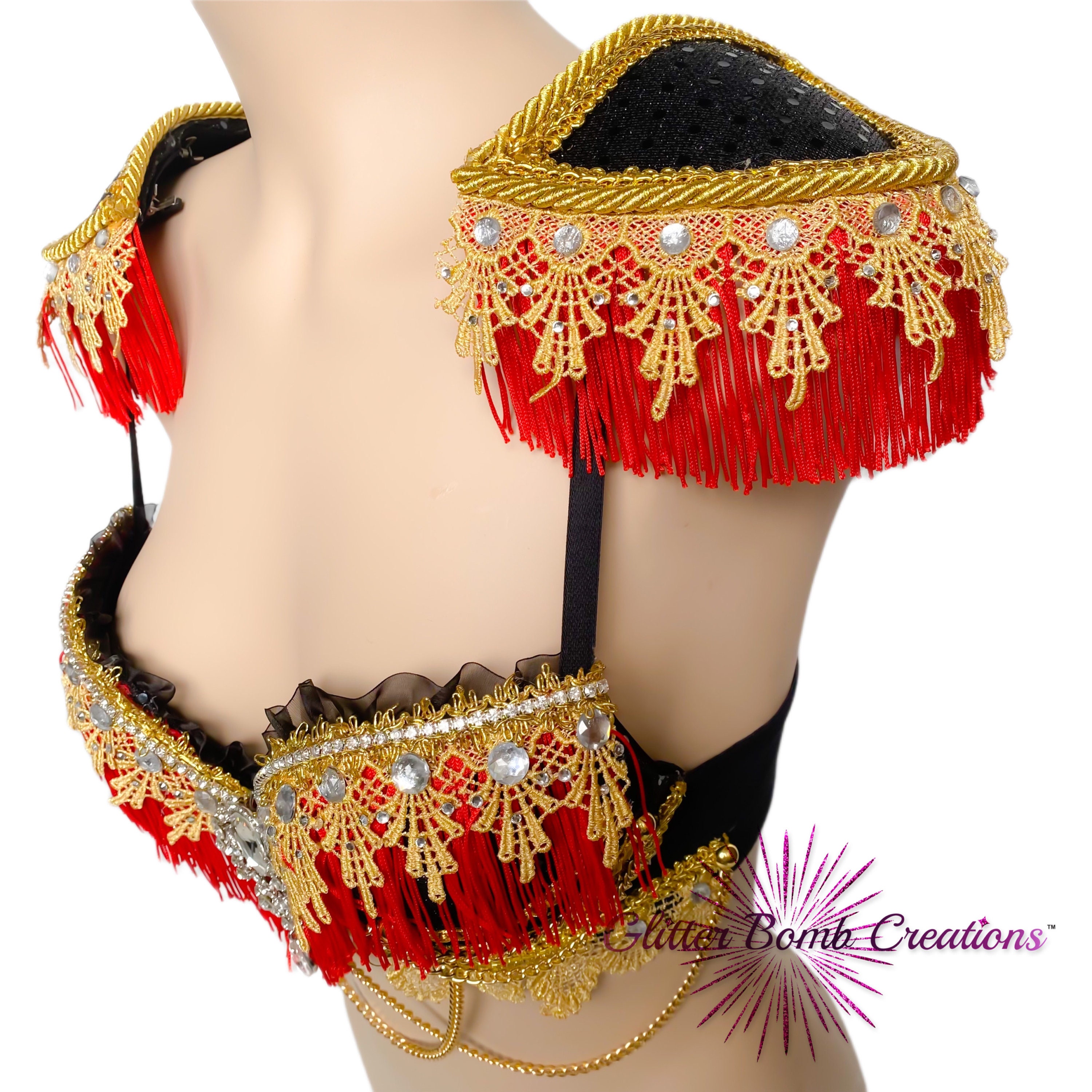 Ringleader Rave Bra/ Circus Costume/ Ringmaster Cosplay/ Big Top ...