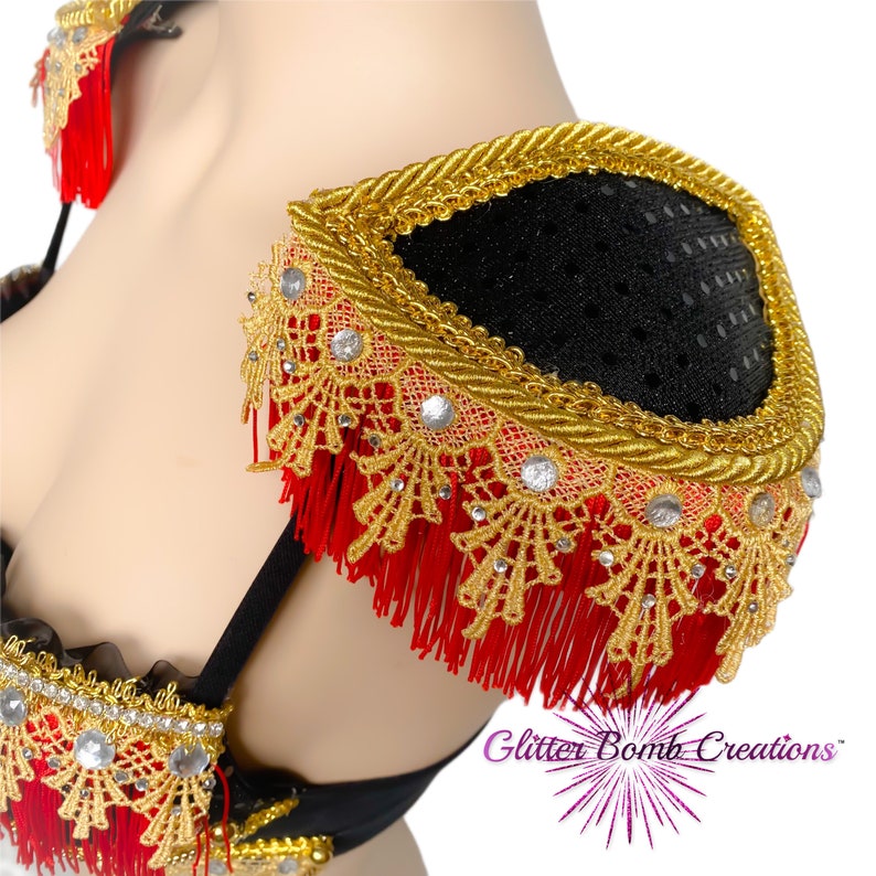 Ringleader Rave Bra/ Circus Costume/ Ringmaster Cosplay/ Big Top ...