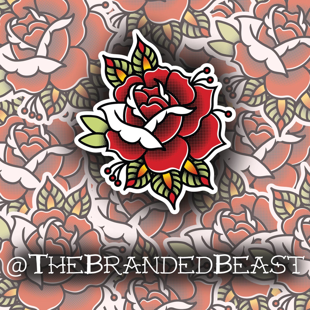 Roses Are Red - Vinyl Sticker - Etsy
